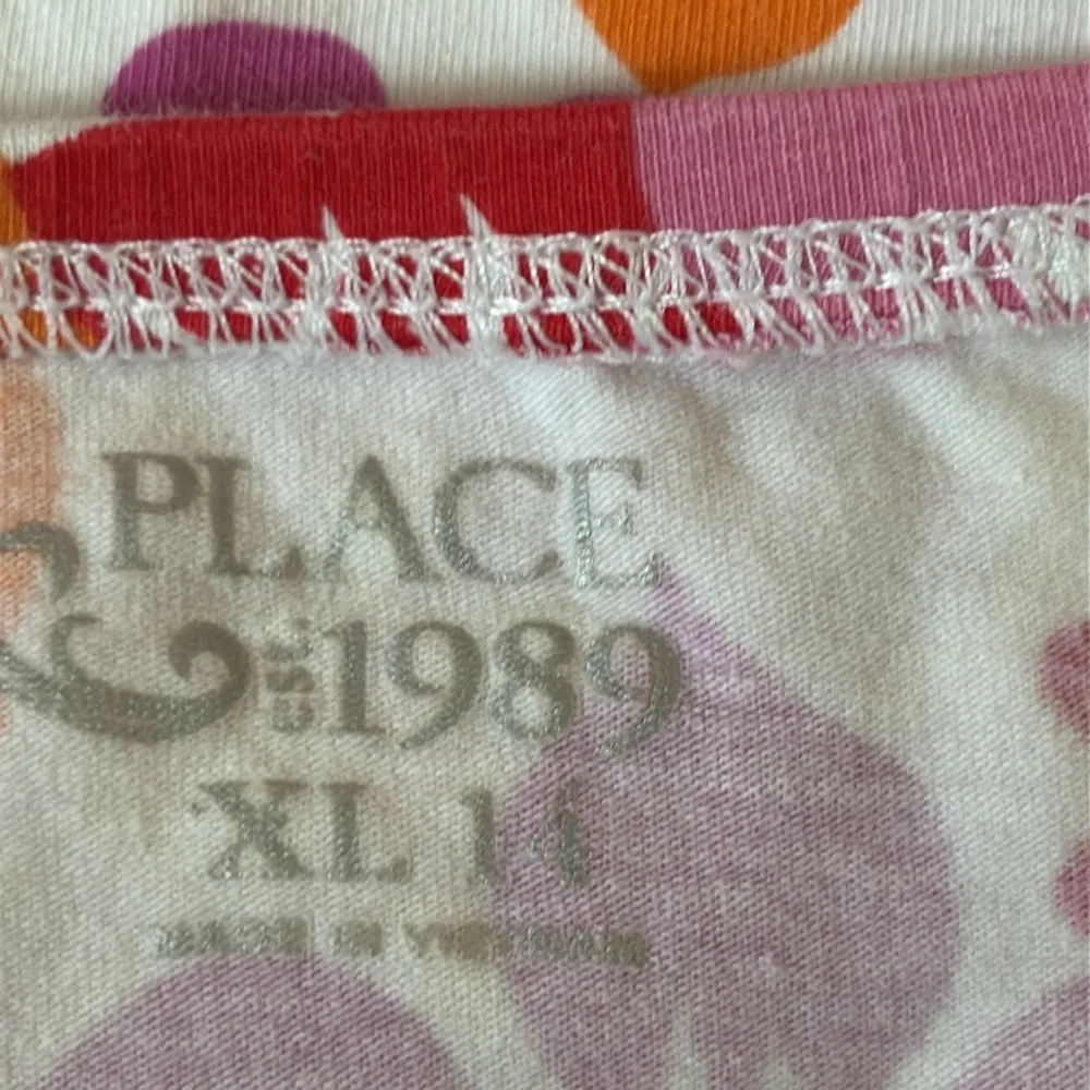 Children’s Place Colorful Floral Top EUC size XL / 14 halter style